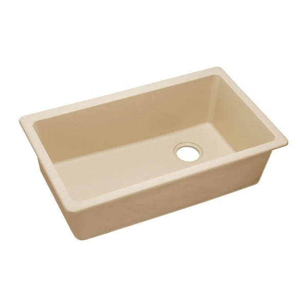 Quartz Classic 33 X 18-3/4 X 9-1/2 Single Bowl Undermount Sink Sand
